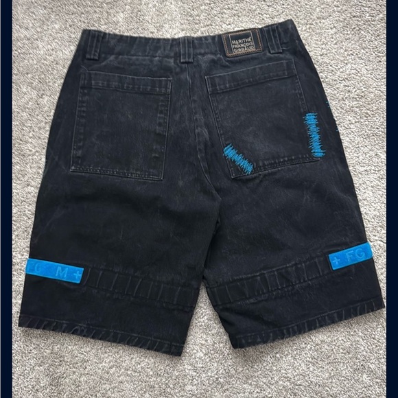 Marithe Francois Girbaud Men’s 38 Blue and Black Shorts - Picture 5 of 9